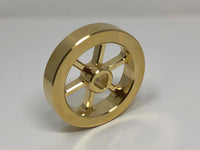 Flywheel, Brass, 4-inch
